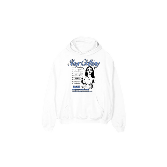 Silence Hoodie white