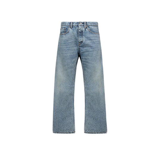 Loose Fit Jeans Blau