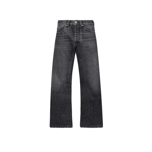 Loose Fit Jeans Schwarz
