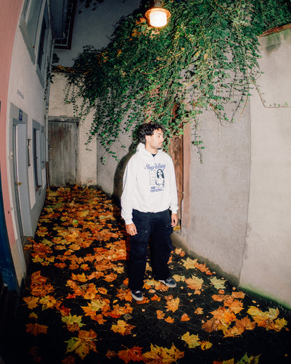 Silence Hoodie white